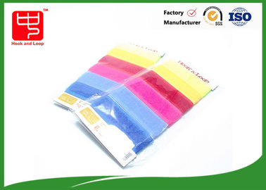 Cable Tie Custom With Supermarket Package , Reusable Cable Ties Candy Color