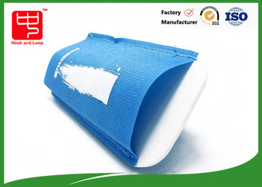 SGS 135*55mm Impressão de seda Faixa de esqui azul para transportador Forte pegajoso