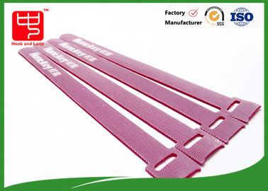 As cintas plásticas feitas sob encomenda de velcro do logotipo da forma de T rolam o auto que griping com gancho da injeção