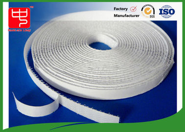 gancho branco de 12mm e fita adesiva do laço sem borda, 25m pelo rolo