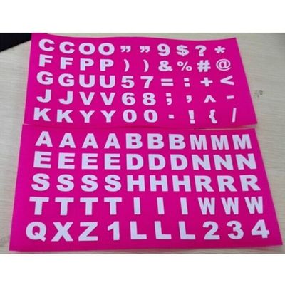 Impressão personalizada letras do alfabeto gancho de nylon