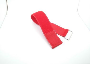 Princípios elásticos ajustáveis do fechamento do gancho do vermelho e do auto das correias do laço