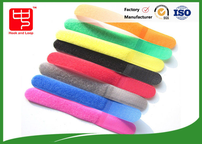 100% de nylon resistente à água amarras de cabo soltáveis, fita colorida