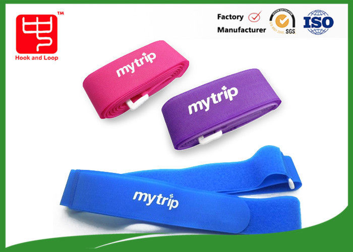 O velcro elástico da impressão de seda une-se, velcro amarra prende com correias para baixo toda a cor Eco - amigável