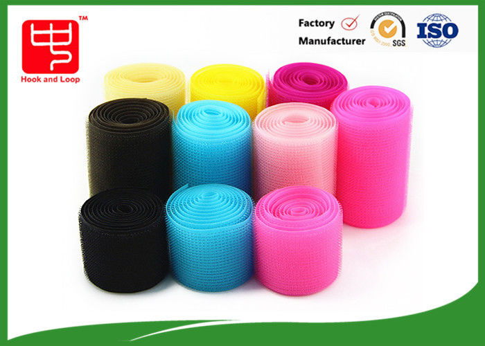 Grampos de cabelo de velcro colorido do gancho e do laço para o rolo alguma vária forma do tamanho