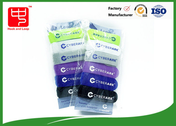 Cintas plásticas de nylon coloridas 6pcs/saco conveniente/característica portátil do gancho e do laço