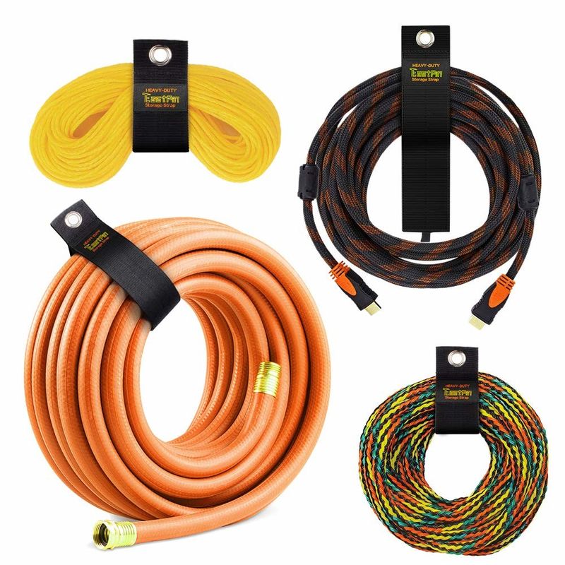 Envoltório colorido ele correias resistentes do armazenamento de 10 partes, correias ajustáveis