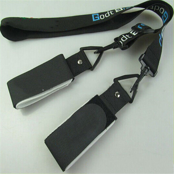 Correias personalizadas preto do gancho do tamanho e do esqui do laço, branco, vermelho, cor azul